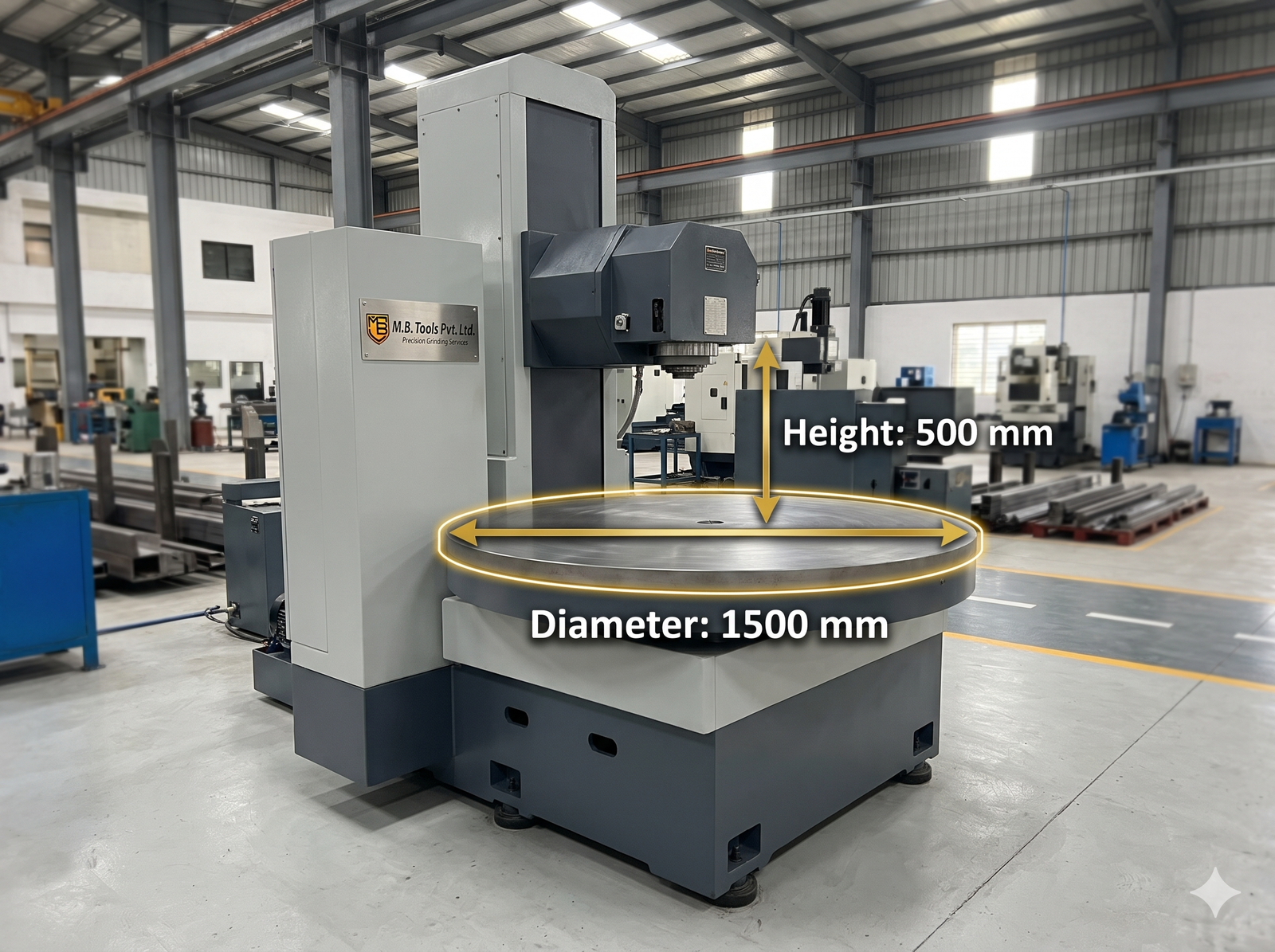Rotary Surface Grinder - Oerlikon Mattison, Switzerland