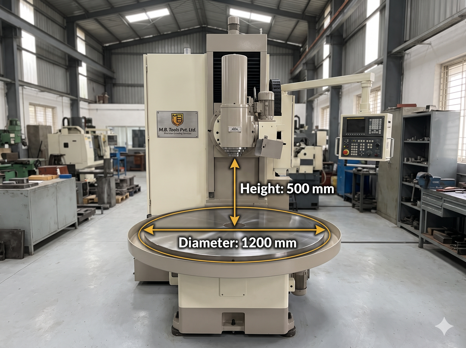Rotary Surface Grinder - Shibaura, Japan